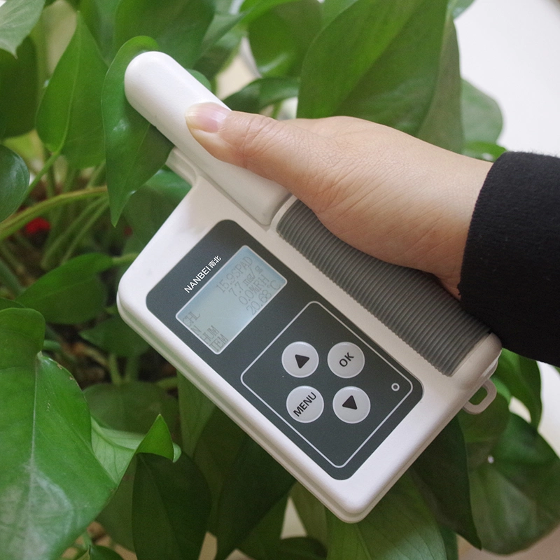 Leaf Nitrogen Chlorophyll Temperature Testing Plant Nutrient Meter