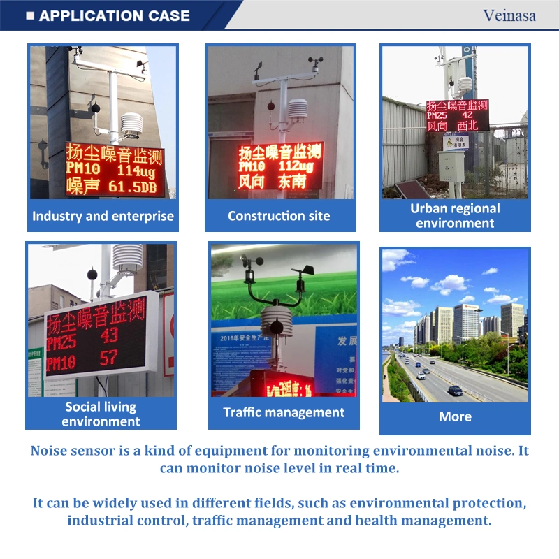 Xs-Zy 30~130dB Range Sound Level Meter Noise Level Meter Decibel Meter Environmental Monitoring Station